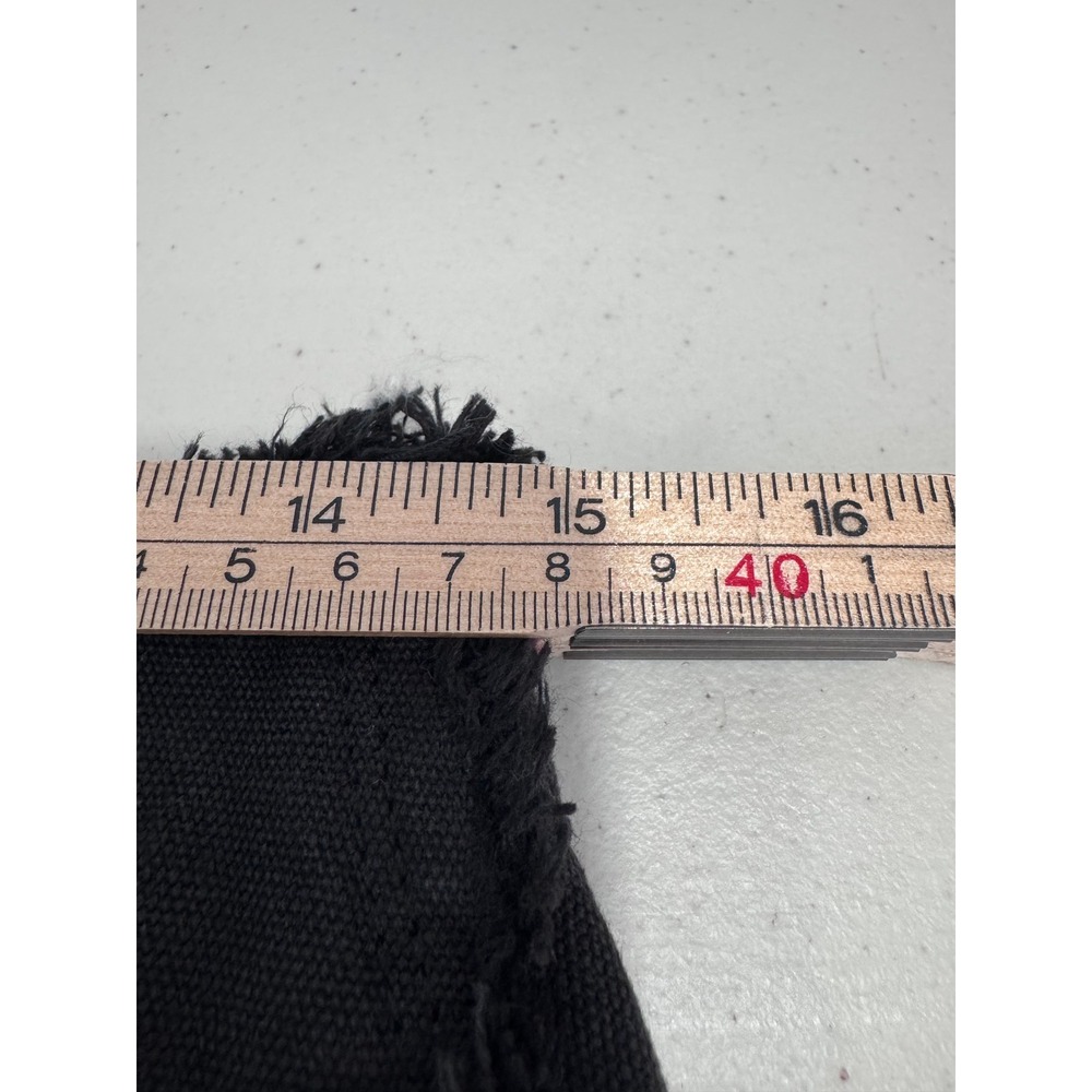 NWT Khy Women Black Raw Edge Canvas Pant Wide Leg High Rise XS - Picture 5 of 6